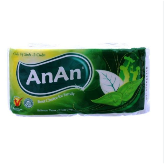 Giấy lụa cuộn An An (Lốc 2 cuộn)
