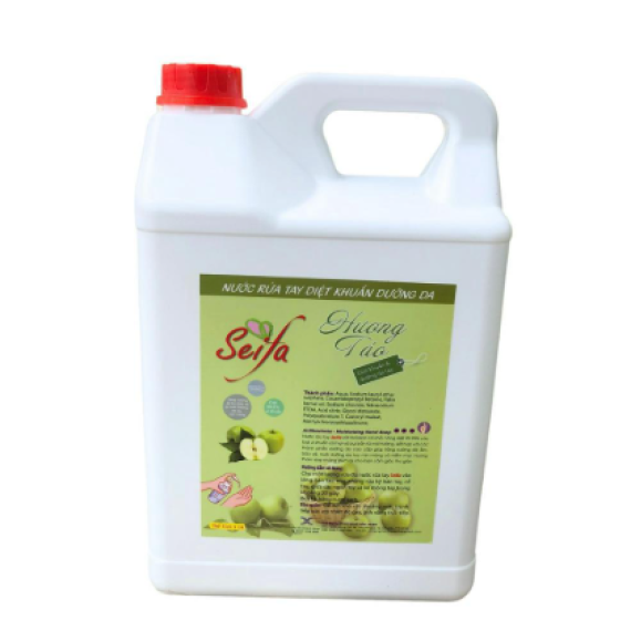 Nước Rửa Tay (xà phòng) diệt khuẩn Seifa 5 Lít