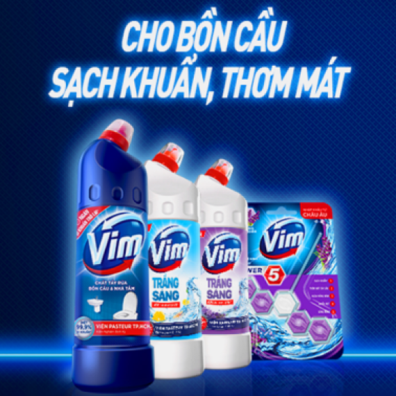Nước tẩy bồn cầu vim